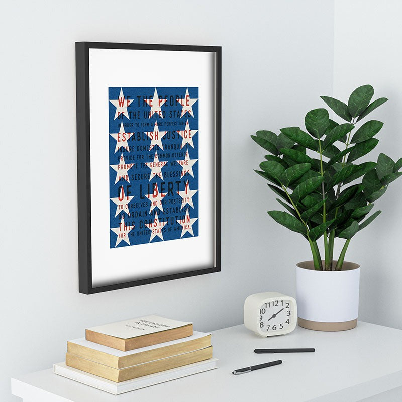 DENY Designs Starred Preamble Recessed Framing Rectangle