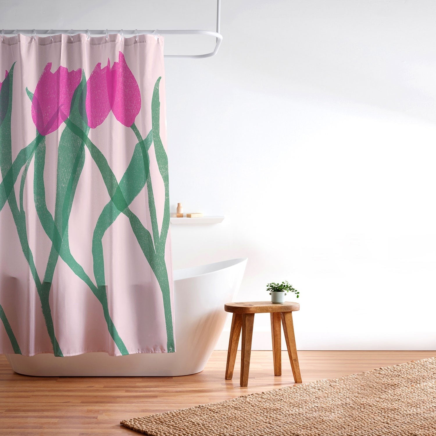 Garima Dhawan tulips 14 Shower Curtain
