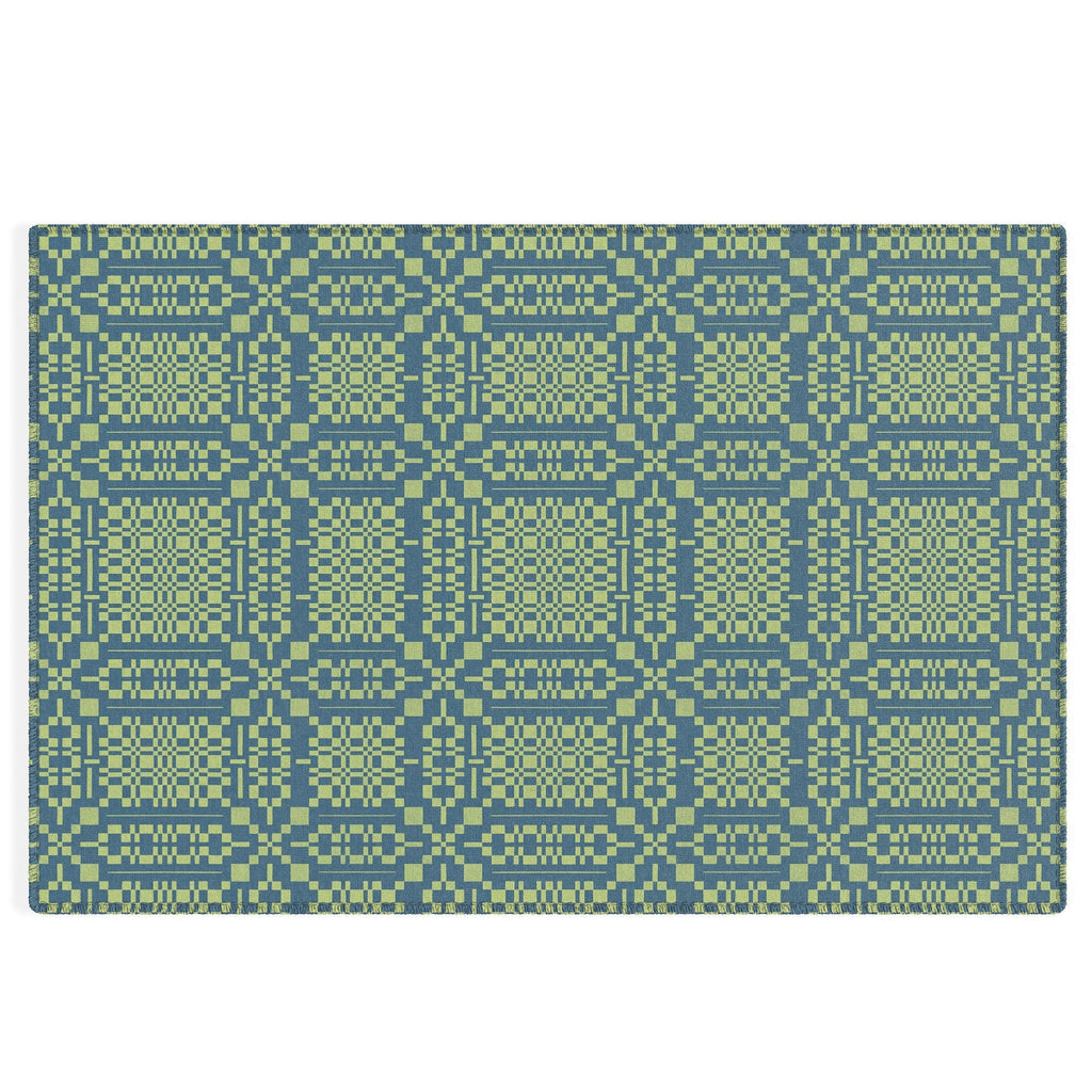 Marta Barragan Camarasa Nostalgic Grid Design Outdoor Rug