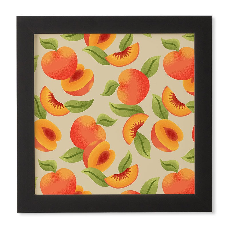 Jessica Molina Peach Pattern Framed Wall Art
