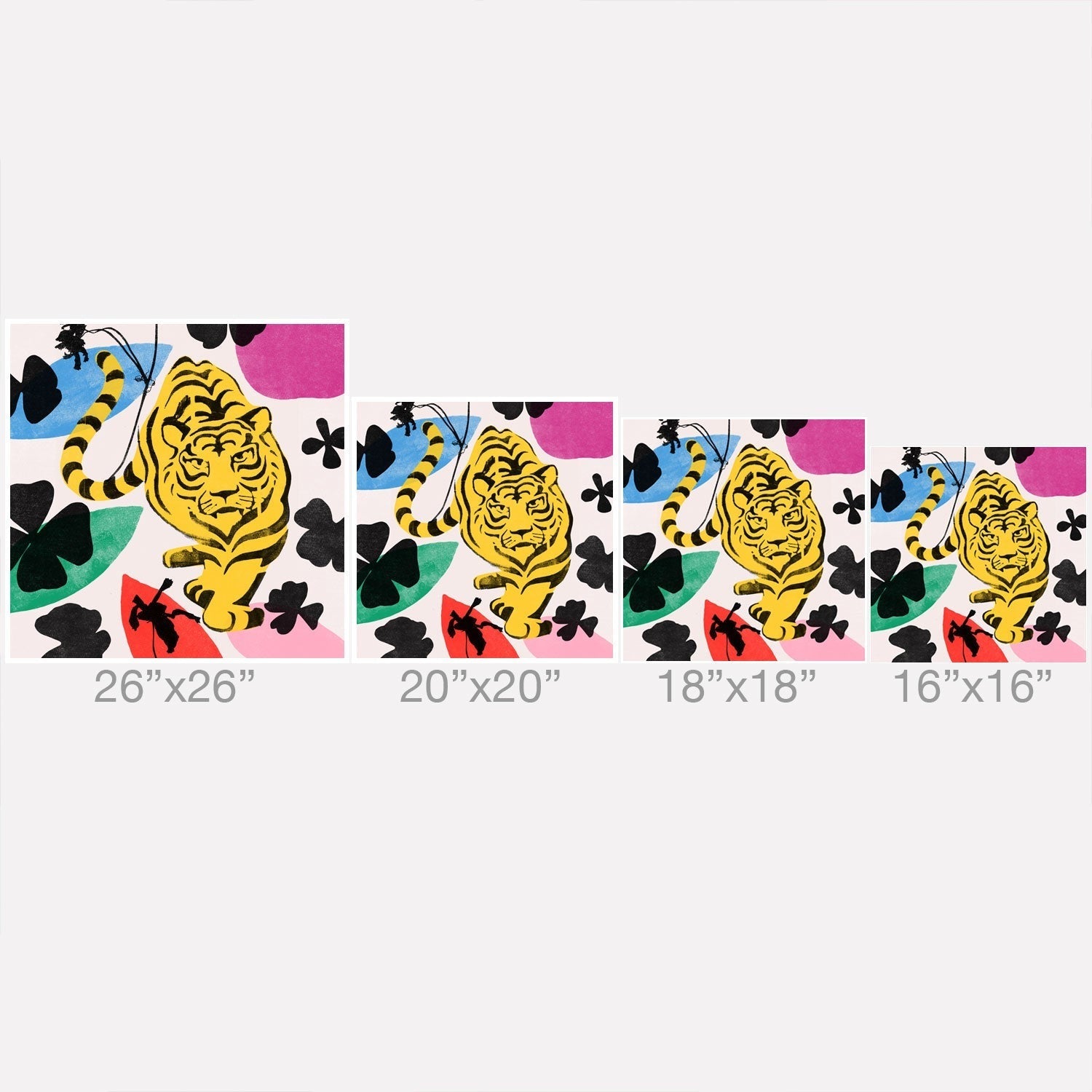 Garima Dhawan wild 3 Outdoor Throw Pillow