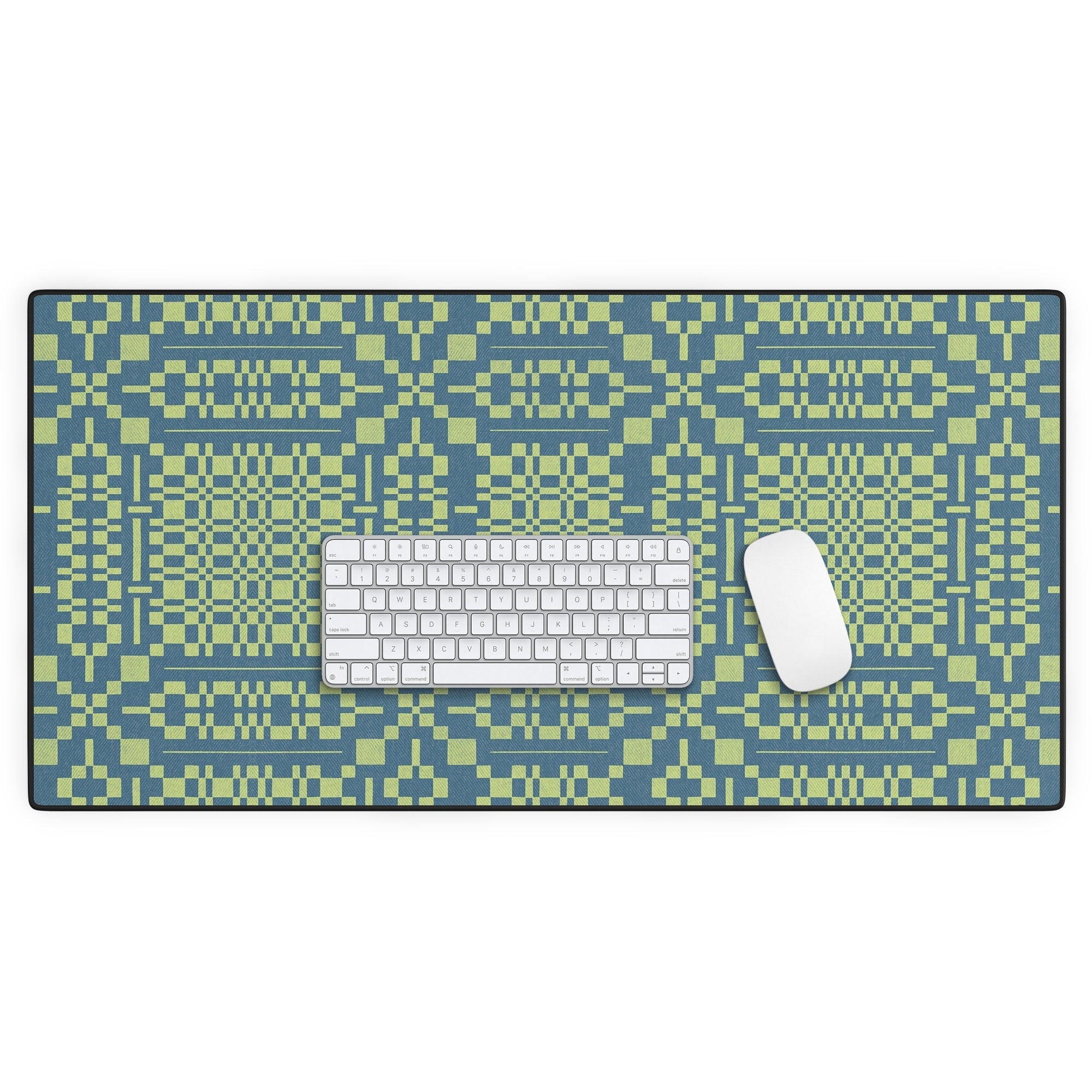Marta Barragan Camarasa Nostalgic Grid Design Desk Mat