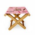 carriecantwell Sweet Christmas Holidays Folding Stool