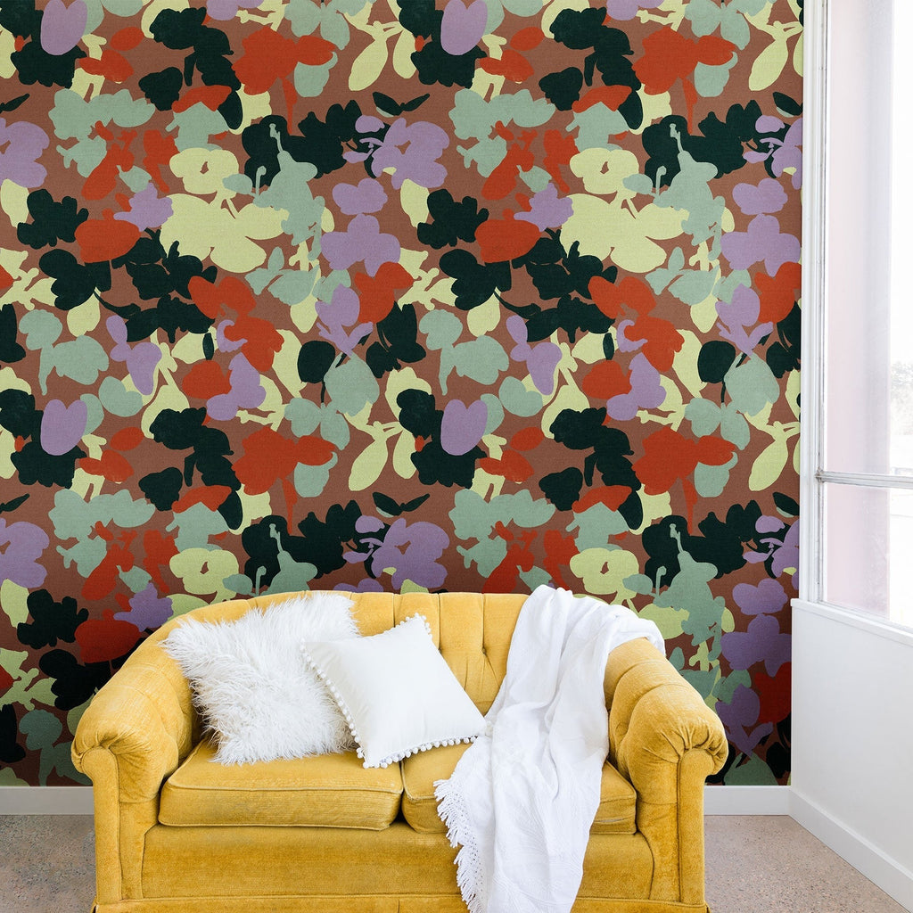 Marta Barragan Camarasa Retro Bloom Medley Wall Mural