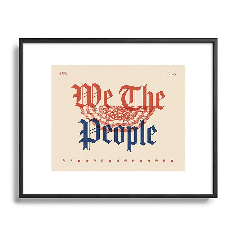 DENY Designs We The People ii Metal Framed Art Print