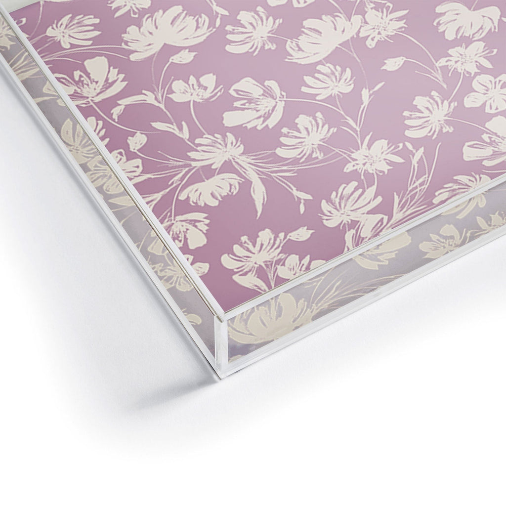 Gabriela Fuente Martine Lilac Acrylic Tray