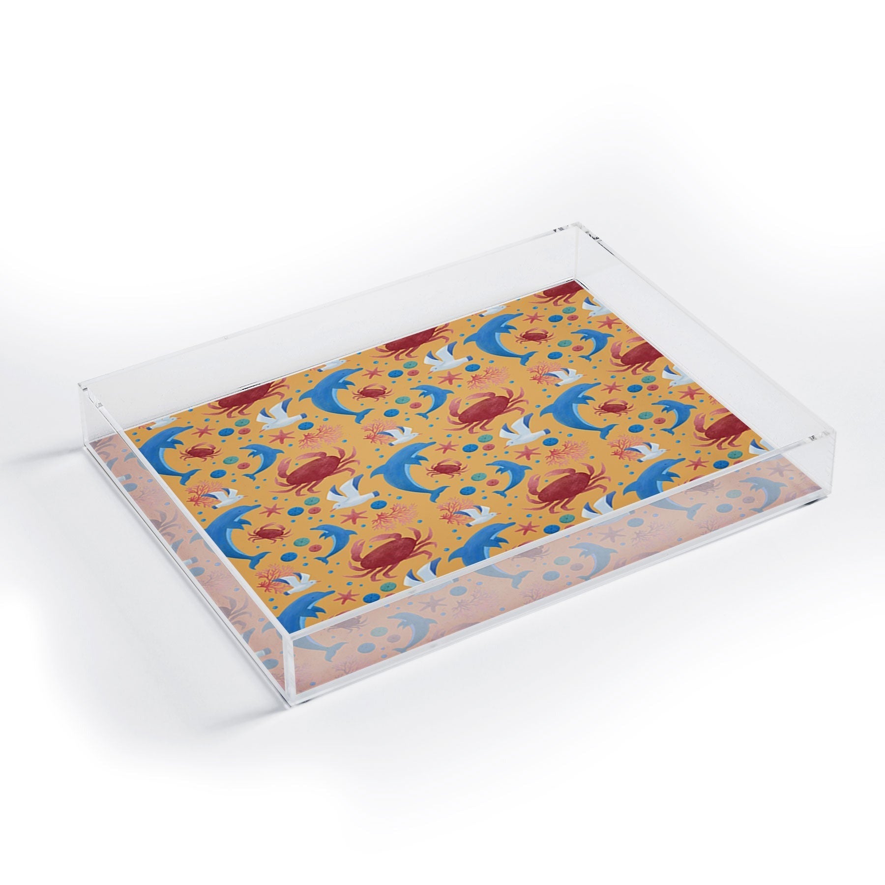 Seta Zakian Sailing Sealife yellow Acrylic Tray