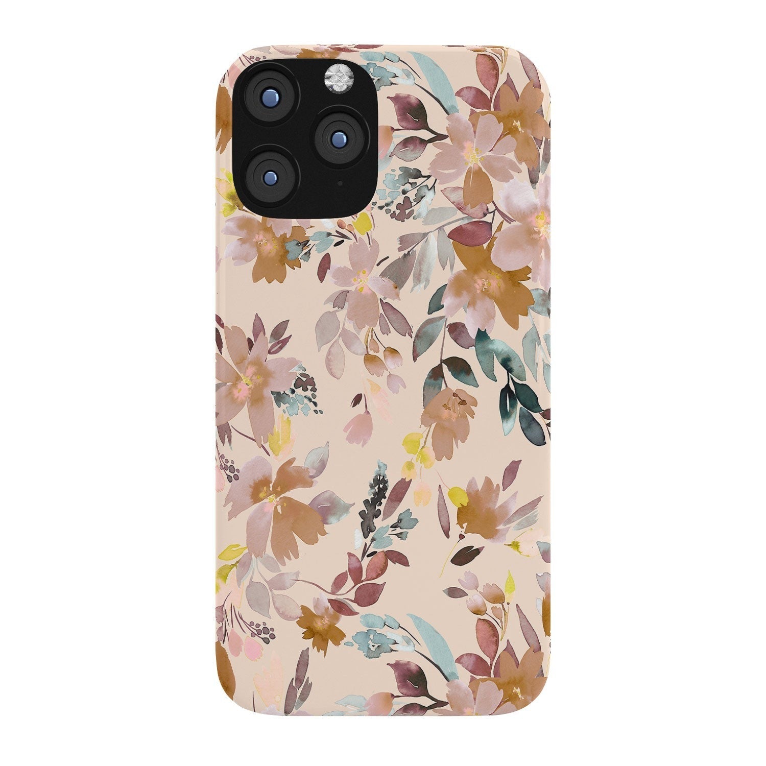 Ninola Design Botanic Retreat Floral Oleander Whimsical Soft Pink Phone Case