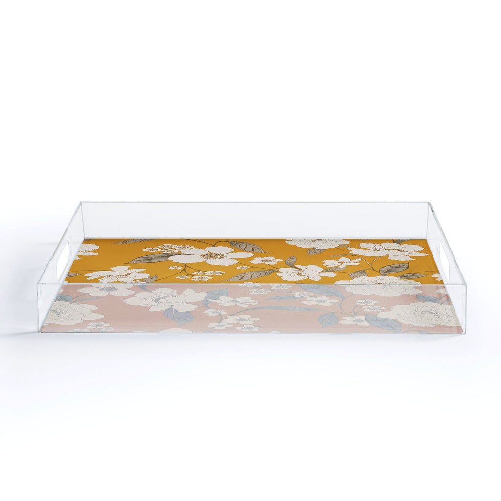 Gabriela Fuente Roberta Sunflower Acrylic Tray