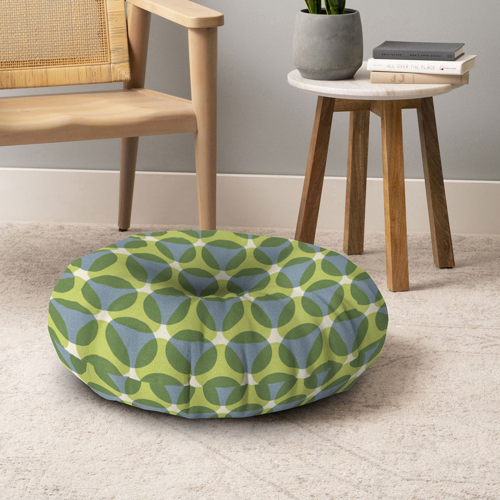 Marta Barragan Camarasa Stylish Retro Circle Floor Pillow Round