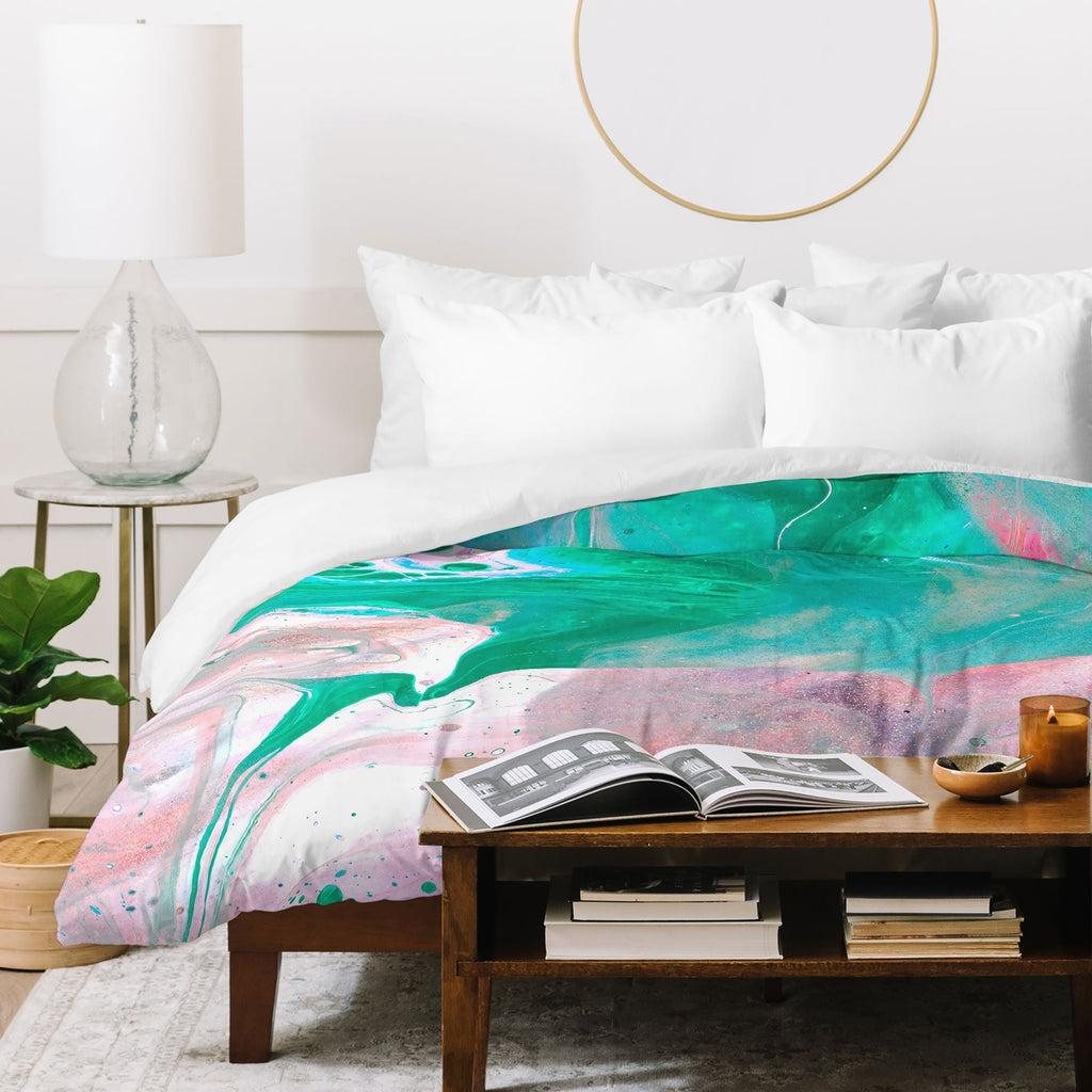 83 Oranges Another Worldly Duvet Cover