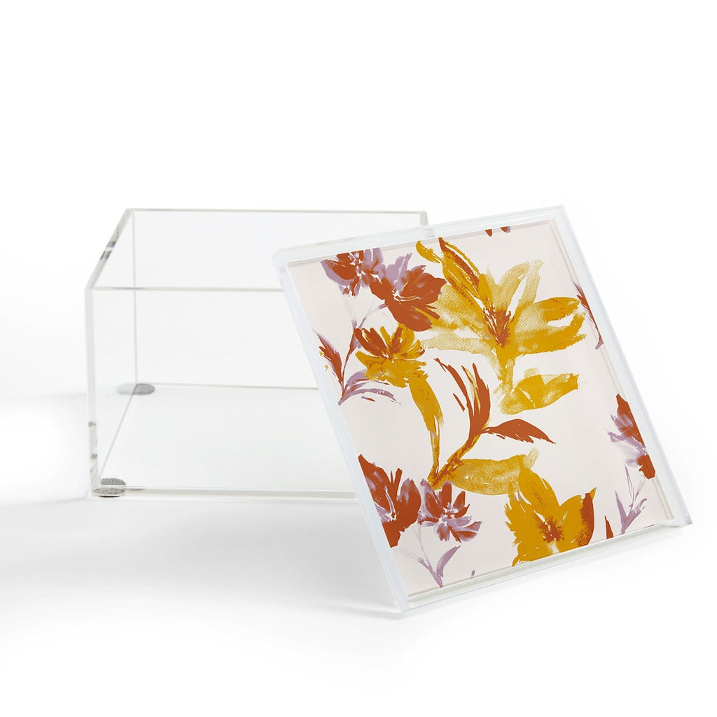 Gabriela Fuente Emma Floral Classic Acrylic Box