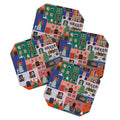 Ceyda Alasar We are ONE Merry Everything Coaster Set