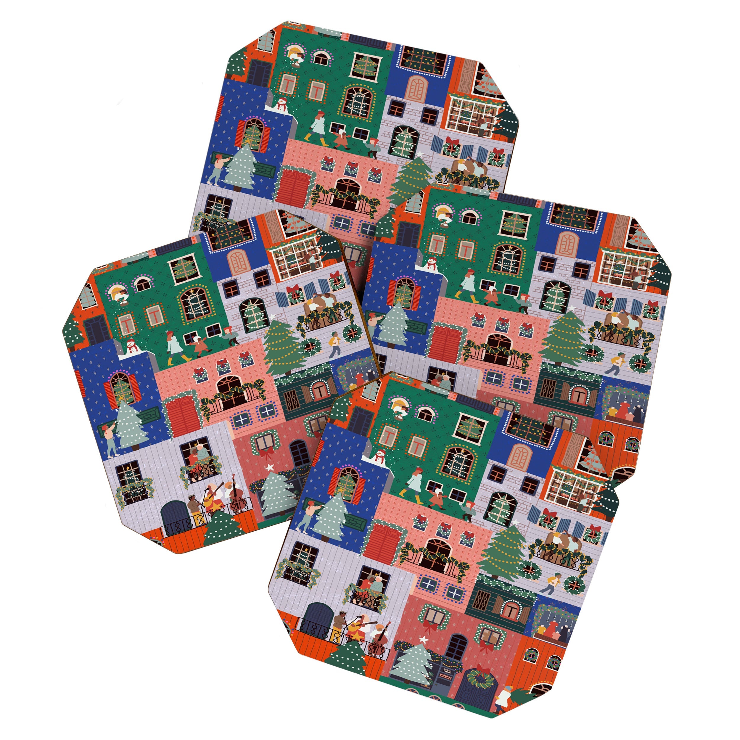 Ceyda Alasar We are ONE Merry Everything Coaster Set