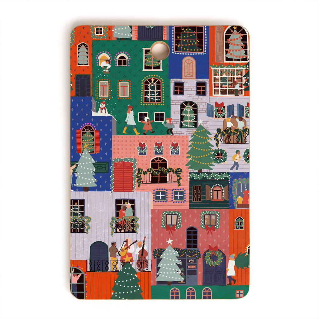Ceyda Alasar We are ONE Merry Everything Cutting Board Rectangle