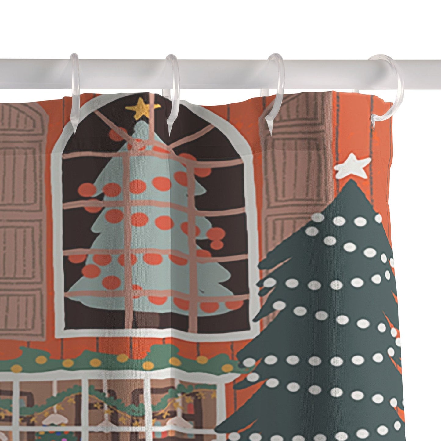 Ceyda Alasar We are ONE Merry Everything Shower Curtain