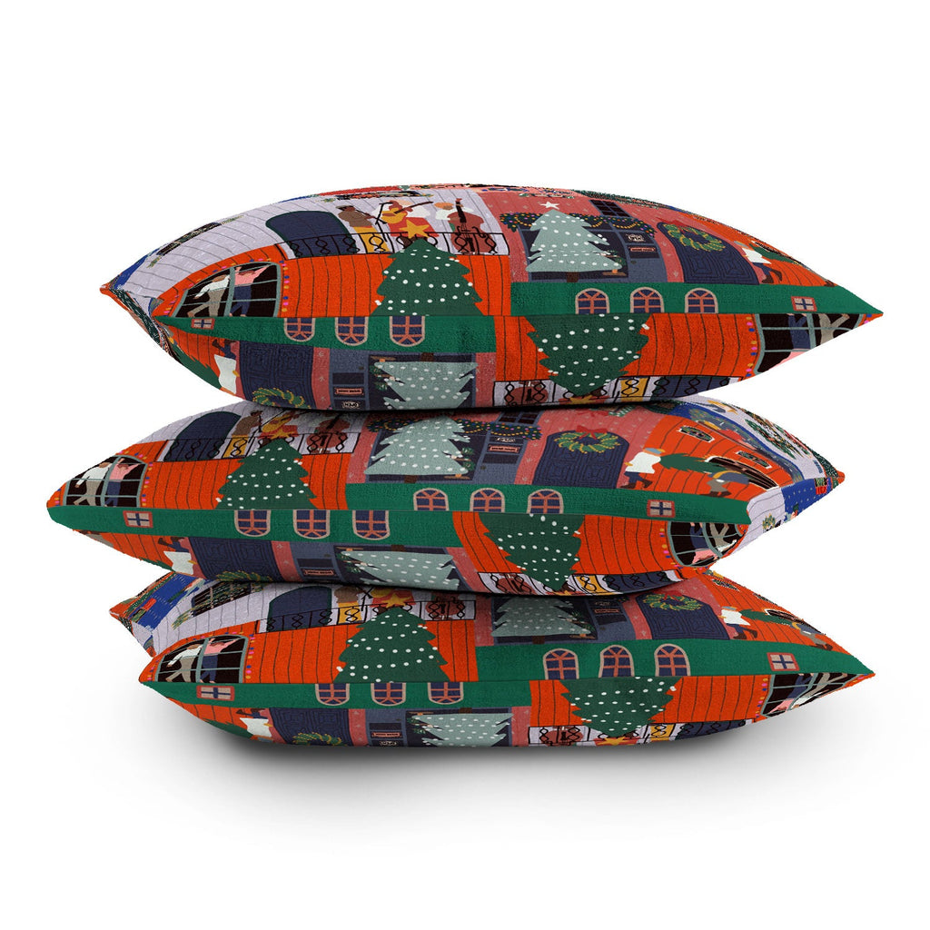 Ceyda Alasar We are ONE Merry Everything Throw Pillow