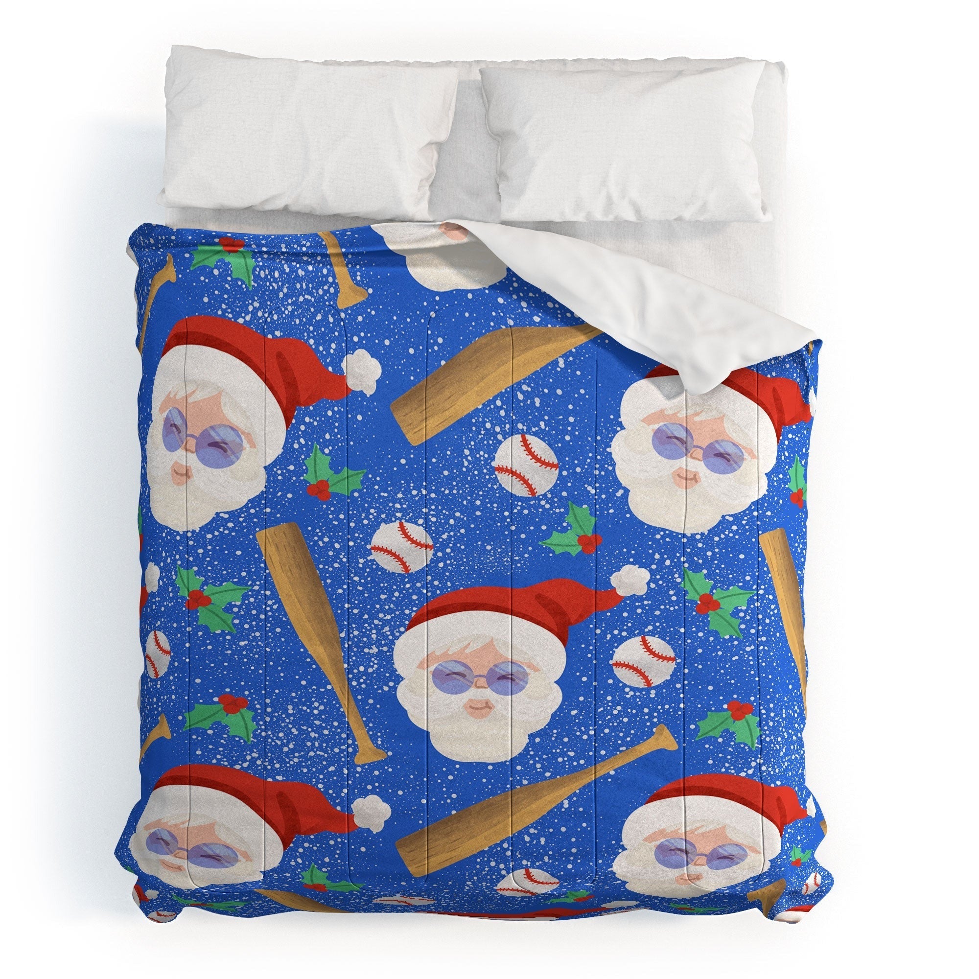Design by Spark Sporty Baseball Santa Comforter