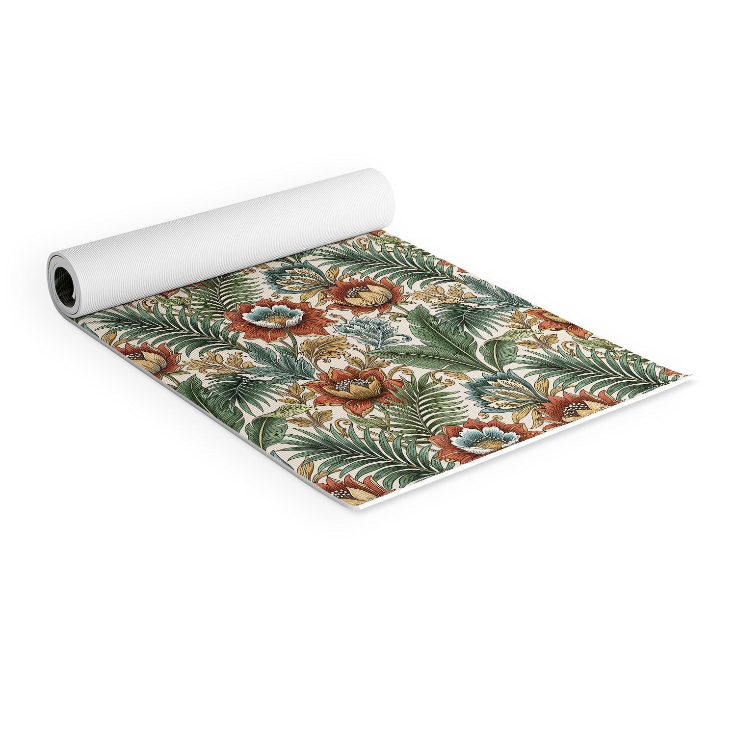 Marta Barragan Camarasa Retro Jungle Garden Yoga Mat