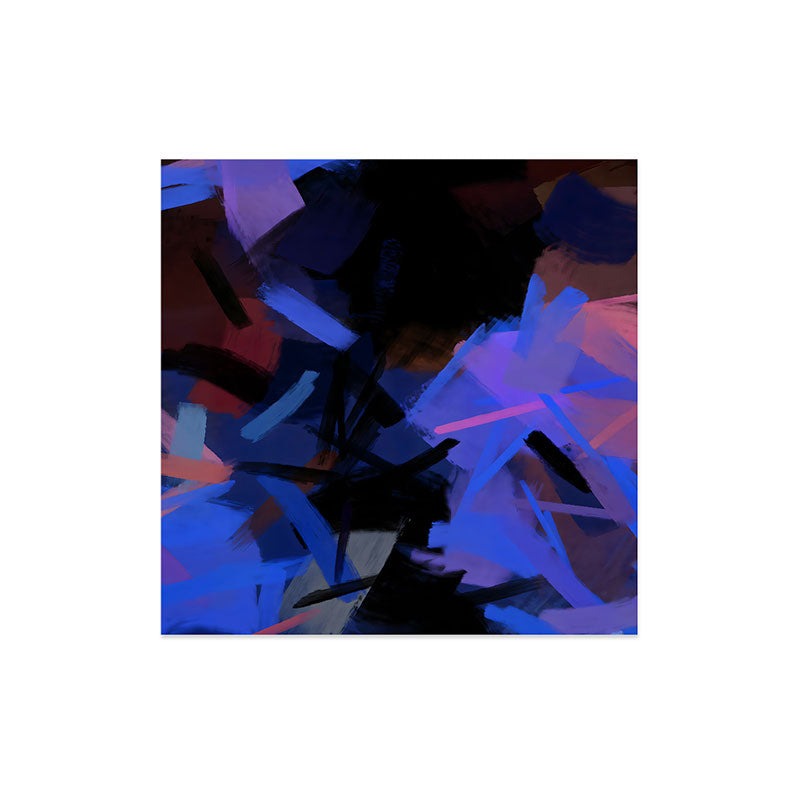 83 Oranges Midnight Sparks Art Print