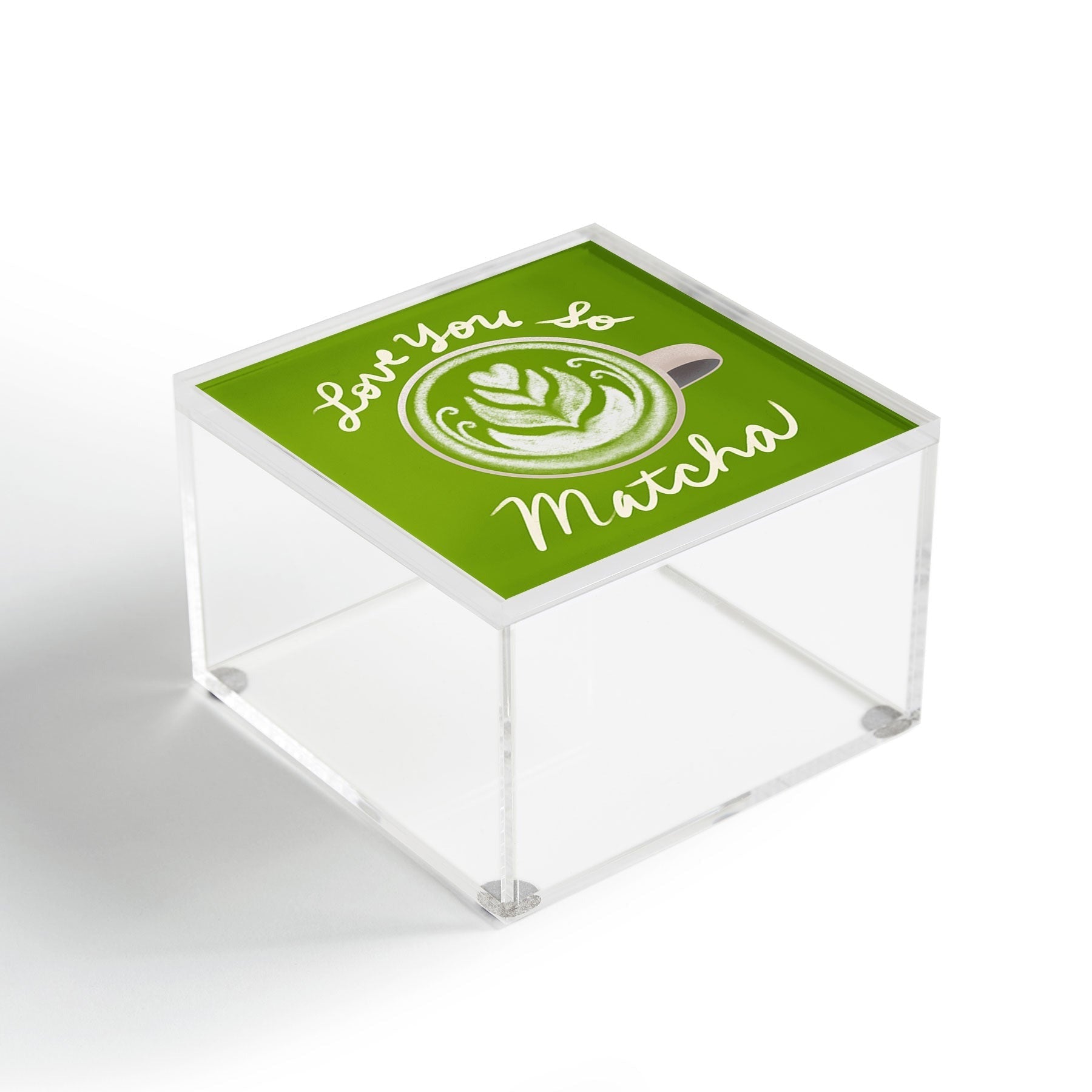Design by Spark Love You So Matcha Acrylic Box