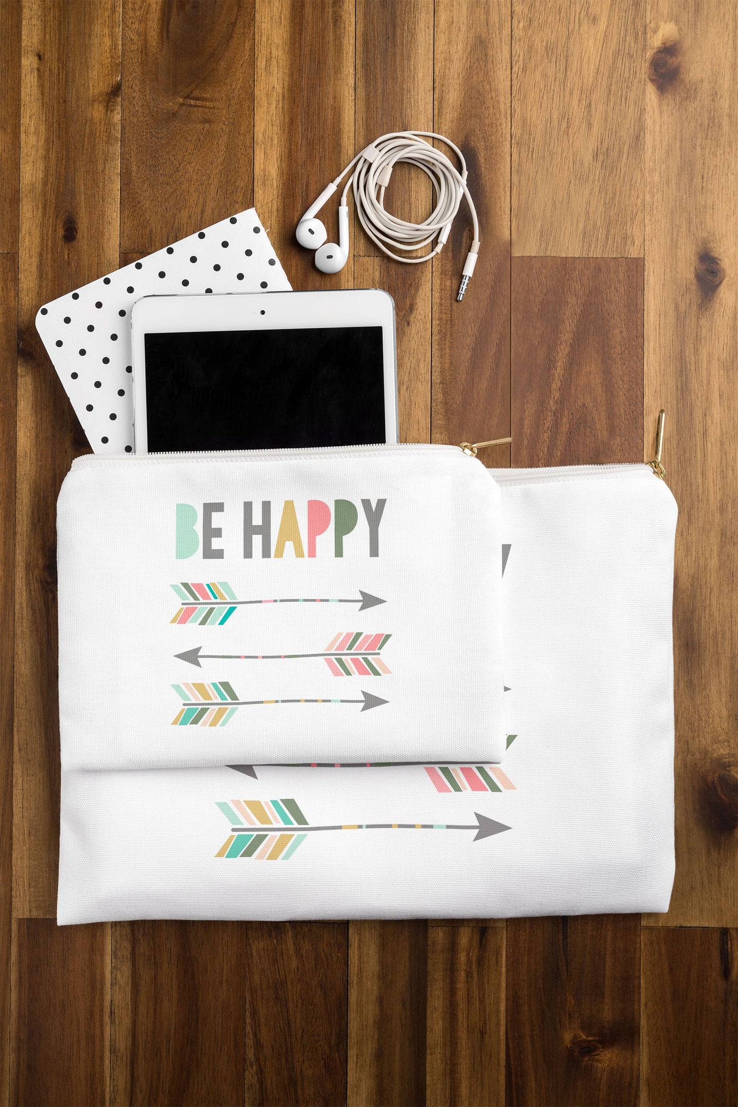 Chelcey Tate Be Happy Pouch