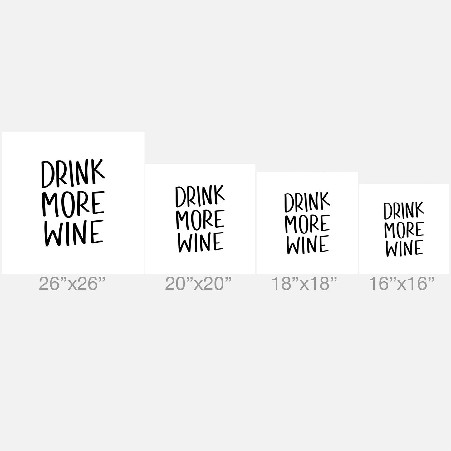 Chelcey Tate Drink More Wine Outdoor Throw Pillow
