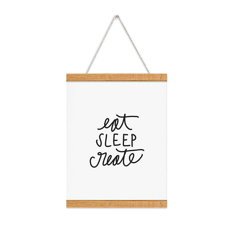 Chelcey Tate Eat Sleep Create Art Print