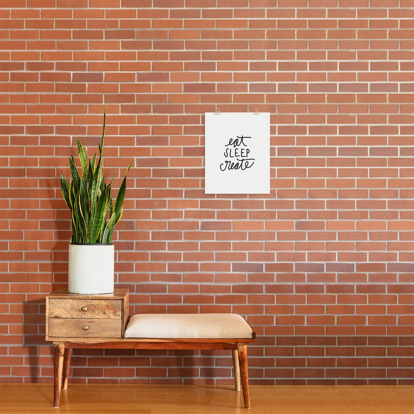 Chelcey Tate Eat Sleep Create Art Print