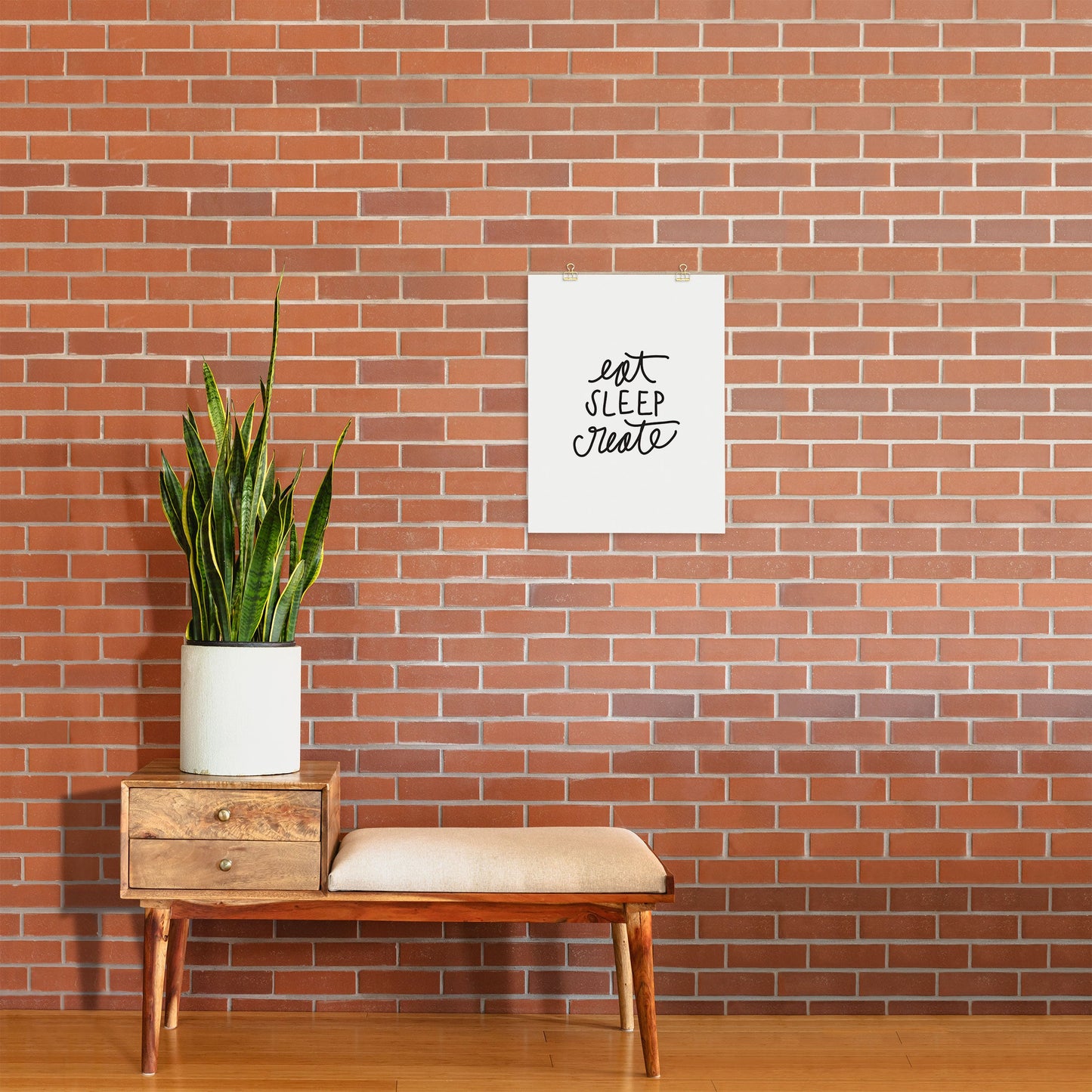 Chelcey Tate Eat Sleep Create Art Print