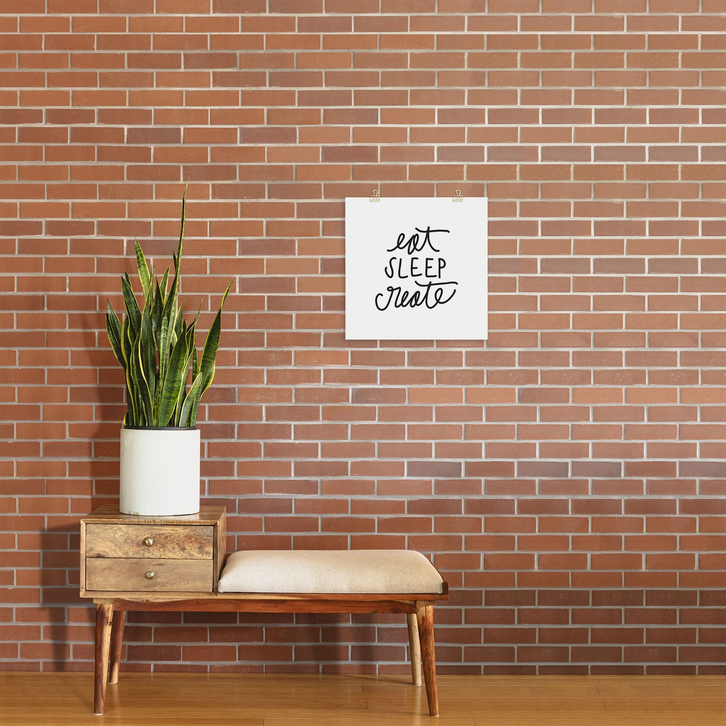 Chelcey Tate Eat Sleep Create Art Print