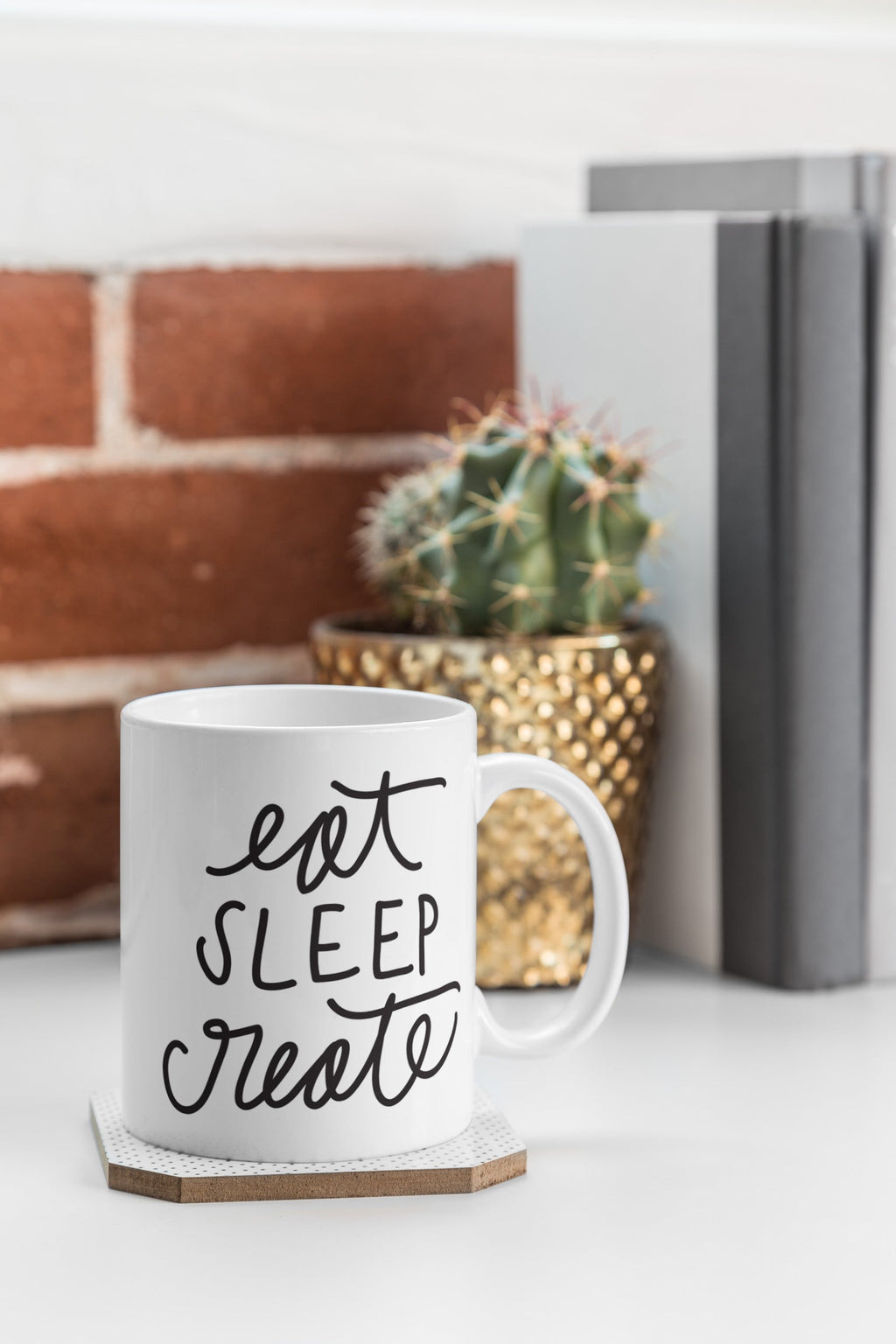 Chelcey Tate Eat Sleep Create Coffee Mug