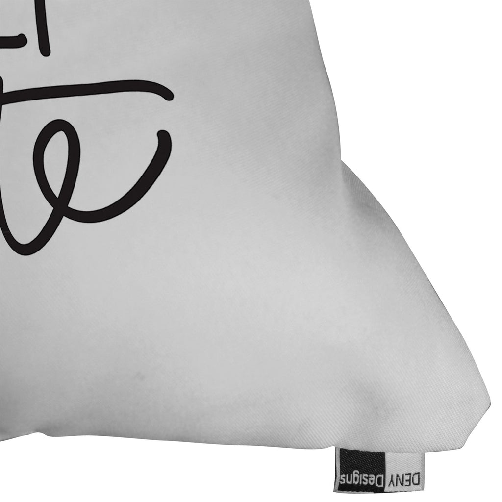 Chelcey Tate Eat Sleep Create Outdoor Throw Pillow