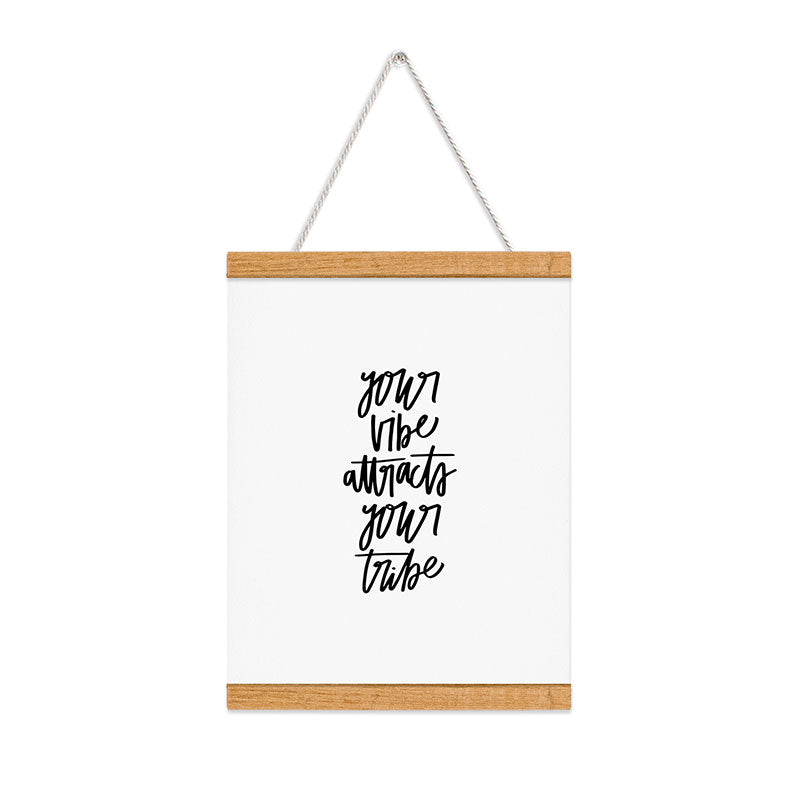 Chelcey Tate Your Vibe Attracts Your Tribe Art Print
