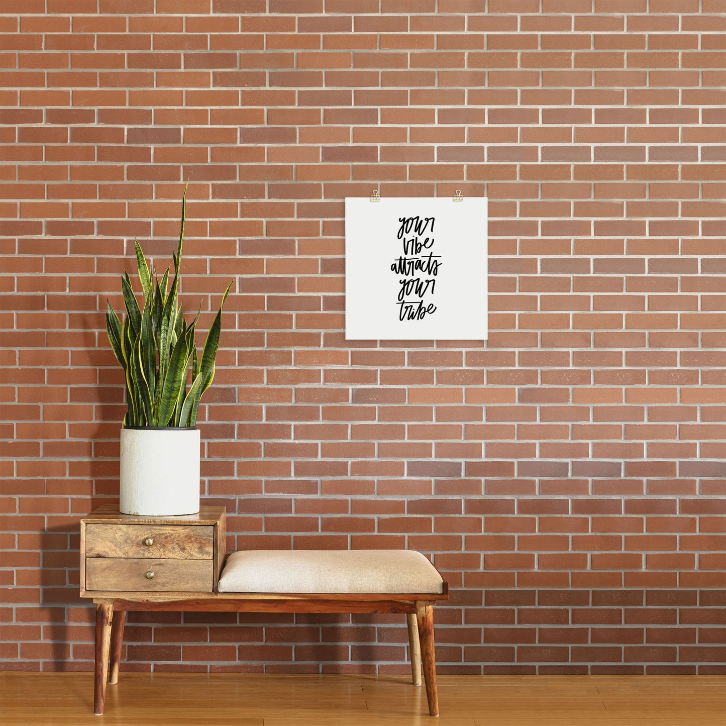 Chelcey Tate Your Vibe Attracts Your Tribe Art Print