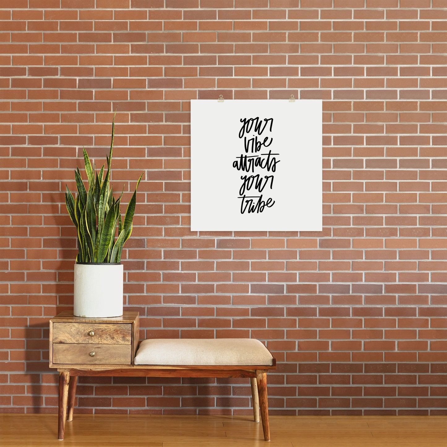 Chelcey Tate Your Vibe Attracts Your Tribe Art Print