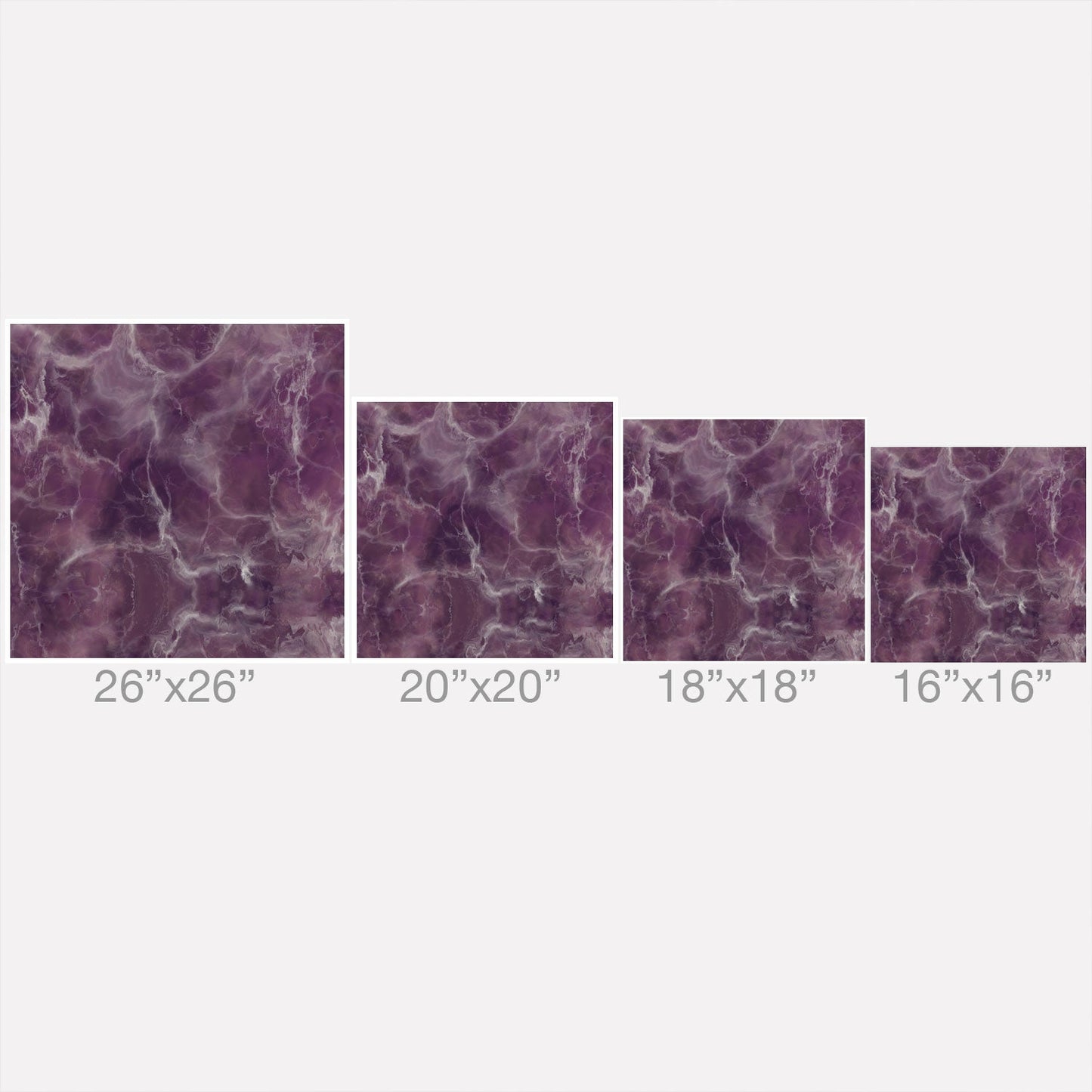 Chelsea Victoria Amethyst Marble Throw Pillow