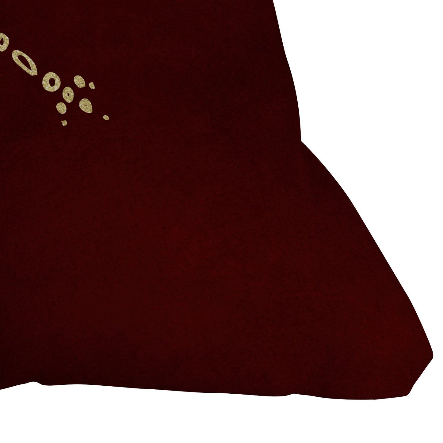 Chelsea Victoria Gold Snowflake No 2 Outdoor Throw Pillow