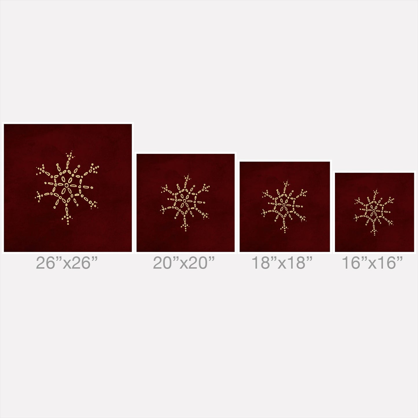 Chelsea Victoria Gold Snowflake No 2 Outdoor Throw Pillow