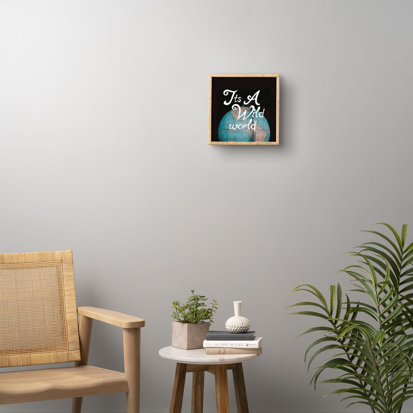 Chelsea Victoria Its a Wild World Framed Wall Art