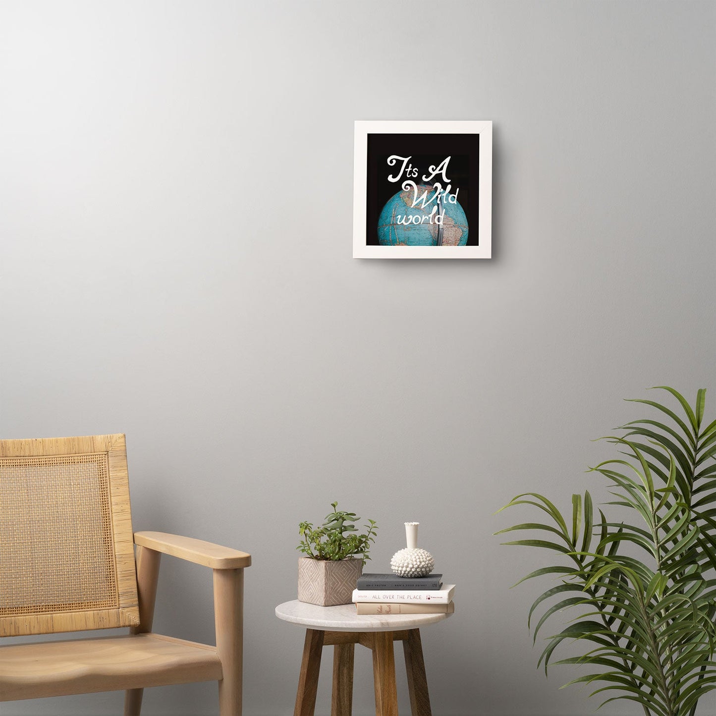 Chelsea Victoria Its a Wild World Framed Wall Art