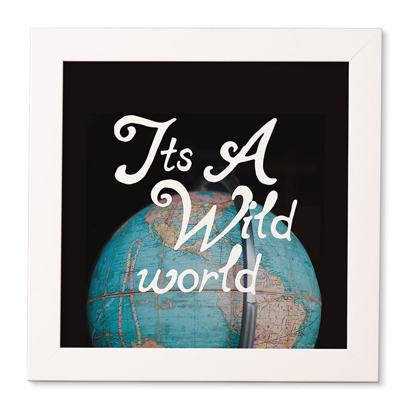 Chelsea Victoria Its a Wild World Framed Wall Art