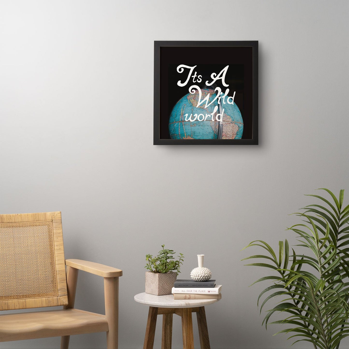 Chelsea Victoria Its a Wild World Framed Wall Art