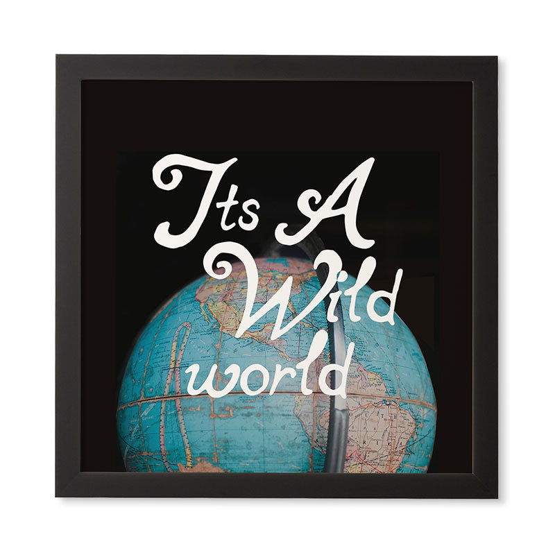 Chelsea Victoria Its a Wild World Framed Wall Art