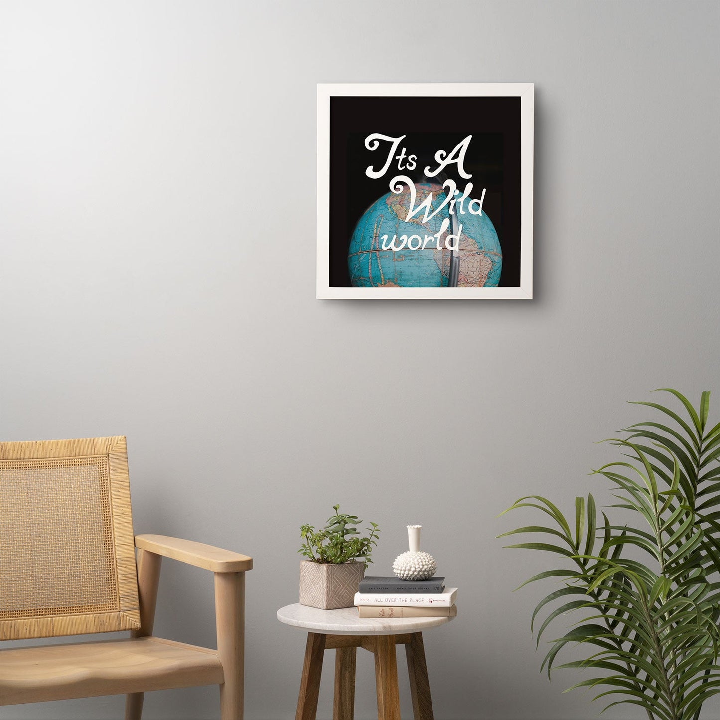 Chelsea Victoria Its a Wild World Framed Wall Art