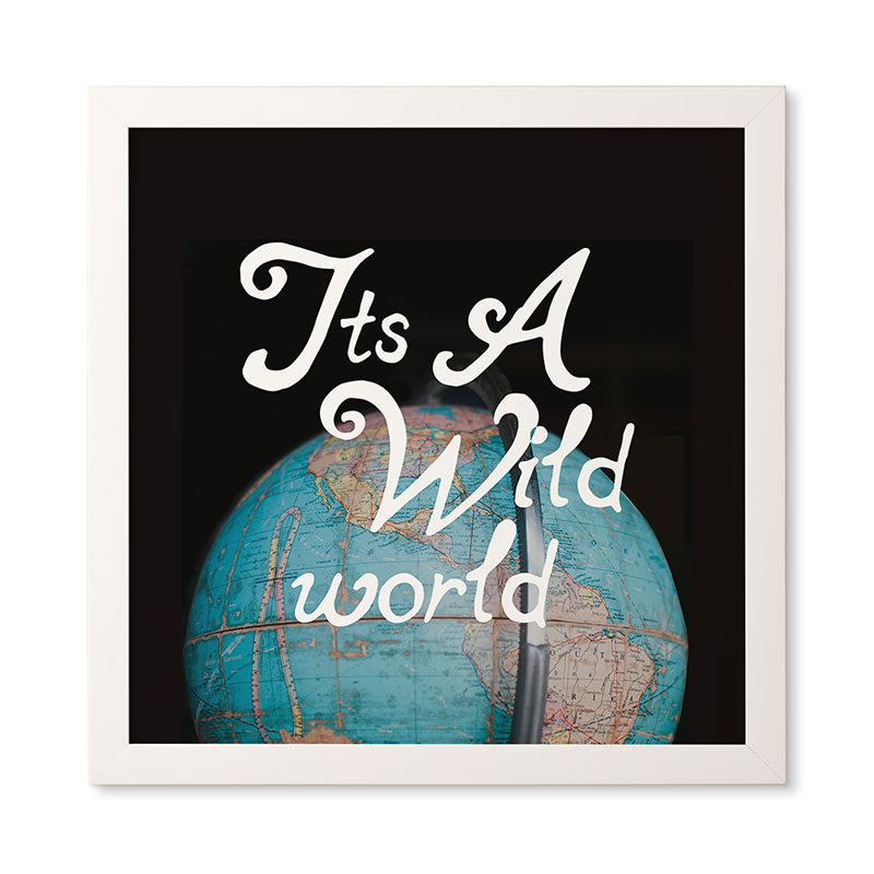 Chelsea Victoria Its a Wild World Framed Wall Art