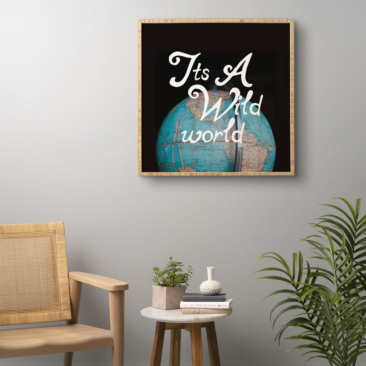 Chelsea Victoria Its a Wild World Framed Wall Art
