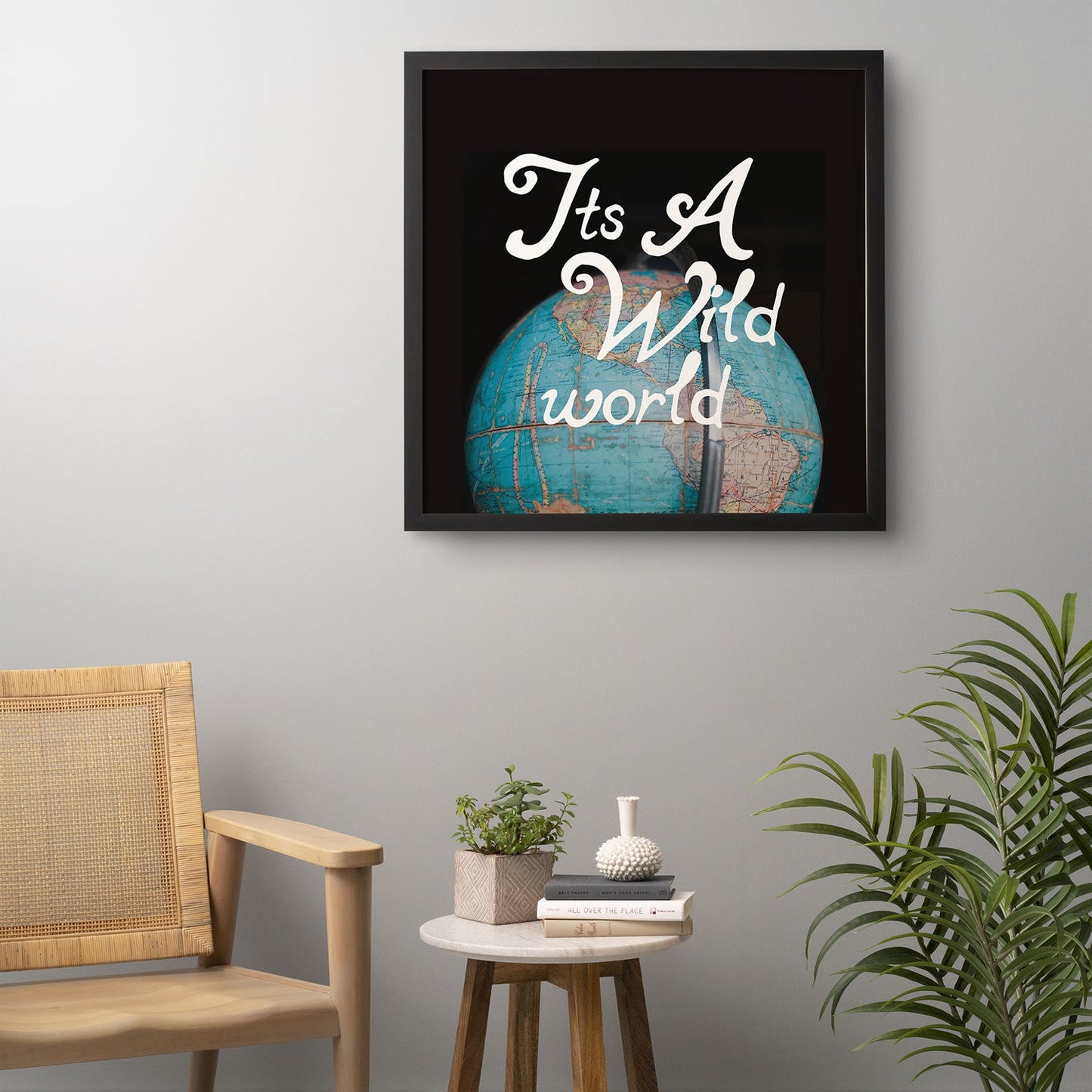Chelsea Victoria Its a Wild World Framed Wall Art