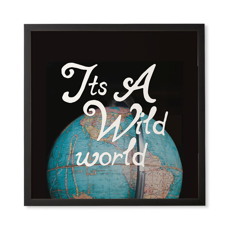 Chelsea Victoria Its a Wild World Framed Wall Art