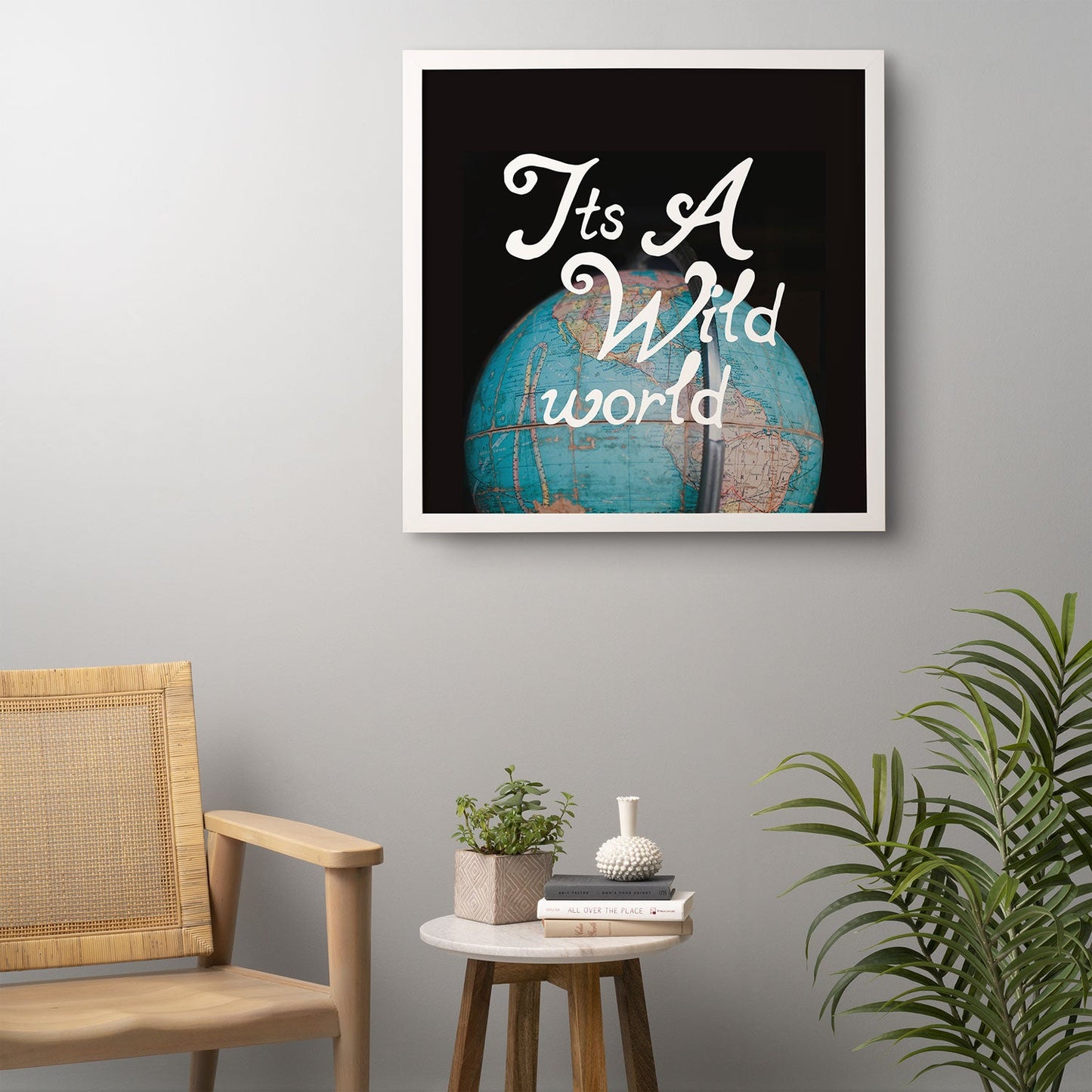 Chelsea Victoria Its a Wild World Framed Wall Art